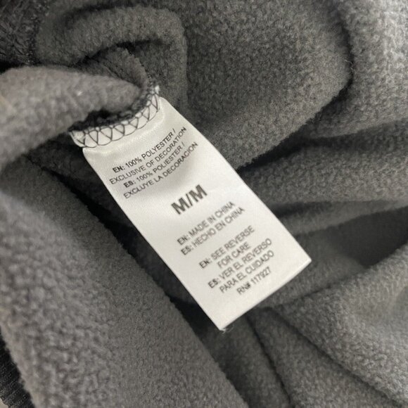 Penn Sport Sweater Womens Medium Turtle Neck Zip Tennis Heather Grey - Picture 14 of 16